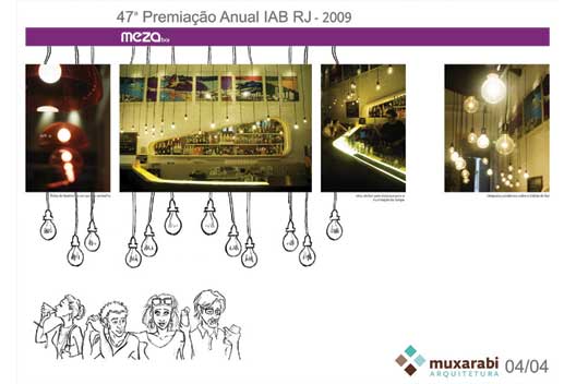 Categoria · Arquitetura de Interiores e Design · Menção Honrosa · MezaBar · Autoras - Ligia Munoz